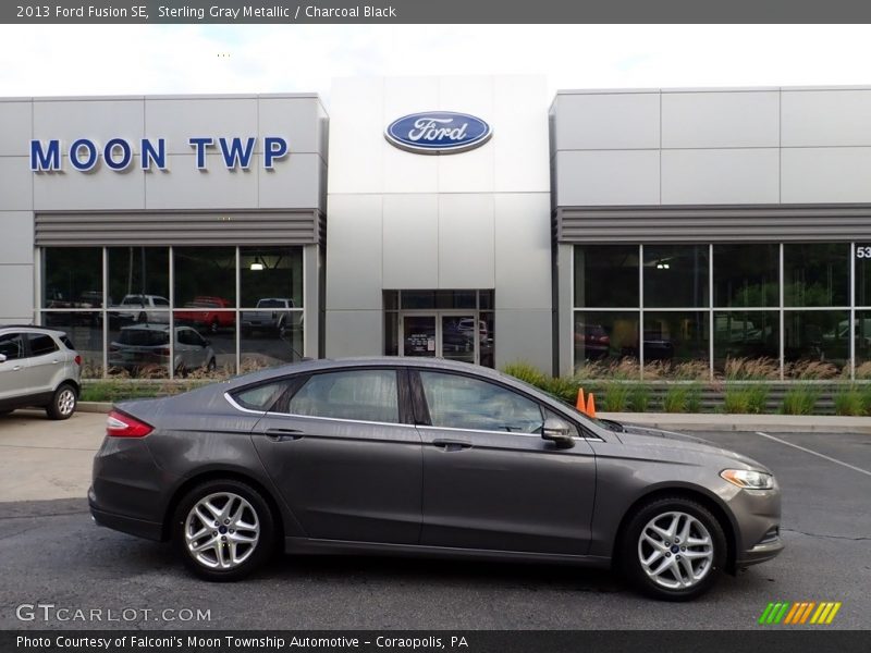 Sterling Gray Metallic / Charcoal Black 2013 Ford Fusion SE