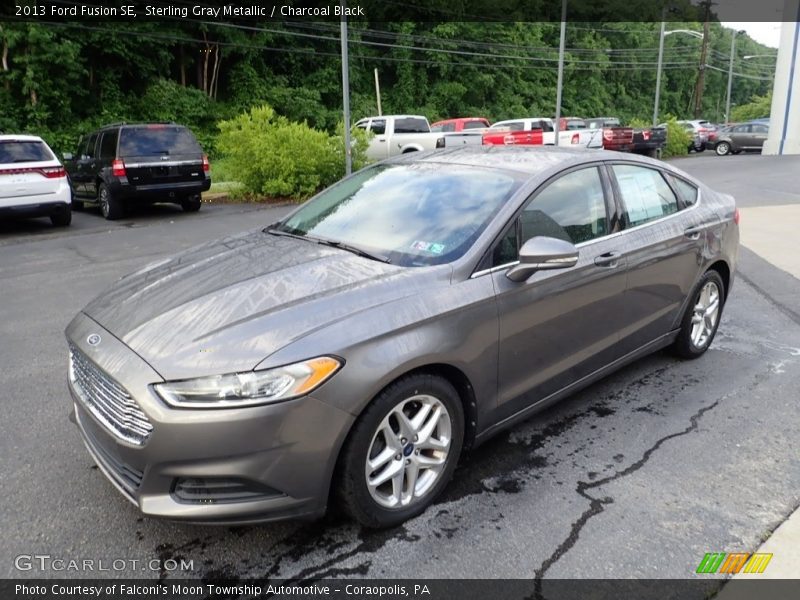 Sterling Gray Metallic / Charcoal Black 2013 Ford Fusion SE