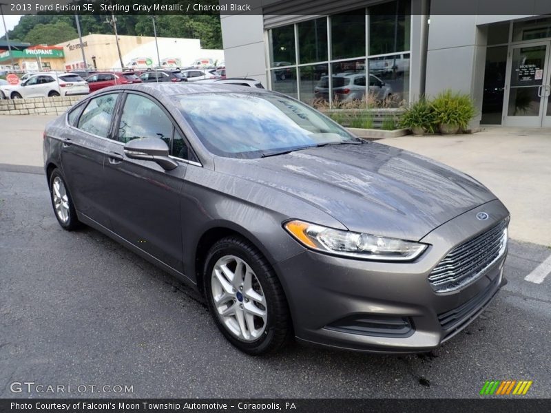 Sterling Gray Metallic / Charcoal Black 2013 Ford Fusion SE