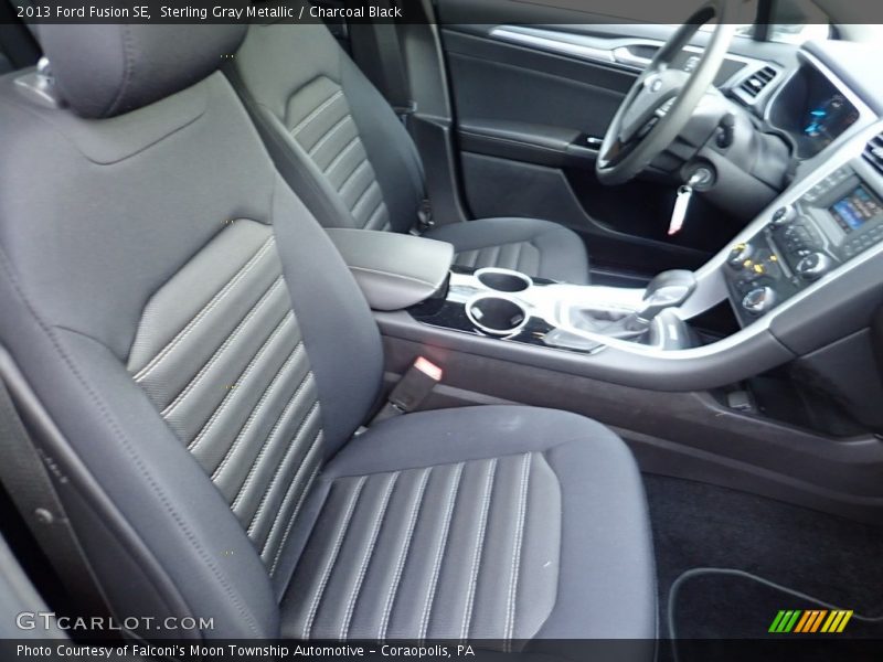 Sterling Gray Metallic / Charcoal Black 2013 Ford Fusion SE