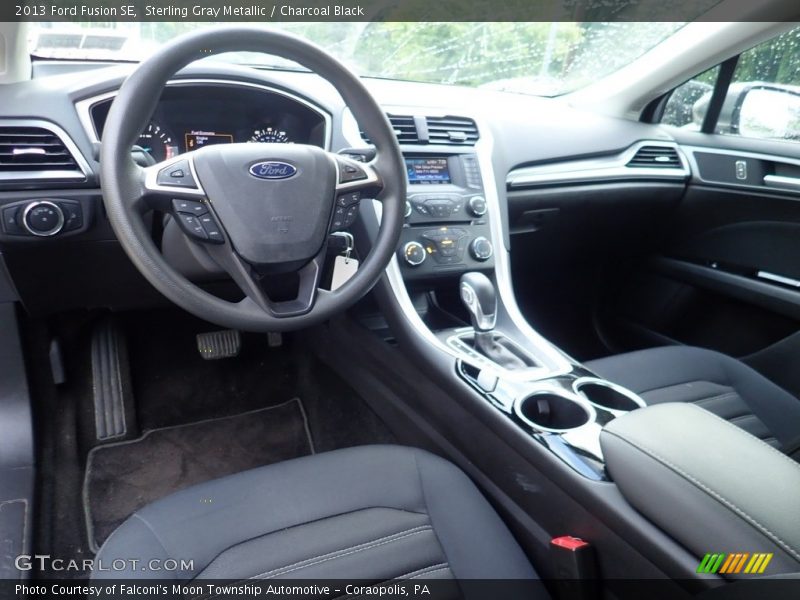 Sterling Gray Metallic / Charcoal Black 2013 Ford Fusion SE