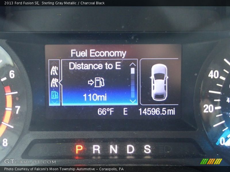 Sterling Gray Metallic / Charcoal Black 2013 Ford Fusion SE