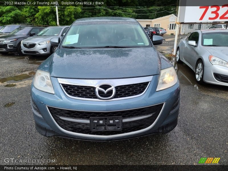 Dolphin Gray Mica / Black 2012 Mazda CX-9 Touring AWD