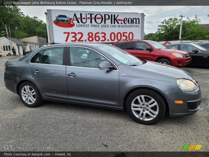 Platinum Grey Metallic / Anthracite 2007 Volkswagen Jetta Wolfsburg Edition Sedan