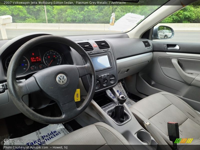 Platinum Grey Metallic / Anthracite 2007 Volkswagen Jetta Wolfsburg Edition Sedan