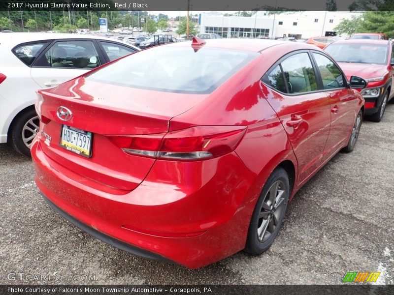 Red / Black 2017 Hyundai Elantra Value Edition