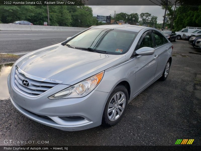Radiant Silver / Gray 2012 Hyundai Sonata GLS