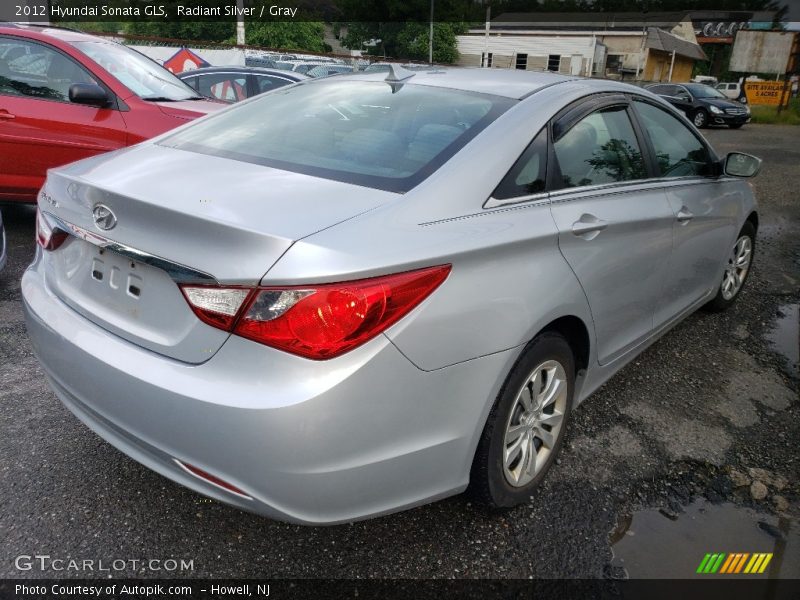 Radiant Silver / Gray 2012 Hyundai Sonata GLS