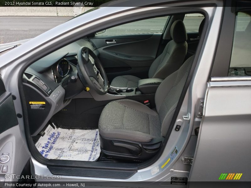 Radiant Silver / Gray 2012 Hyundai Sonata GLS