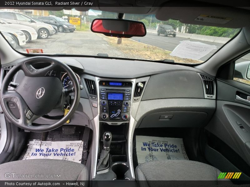 Radiant Silver / Gray 2012 Hyundai Sonata GLS