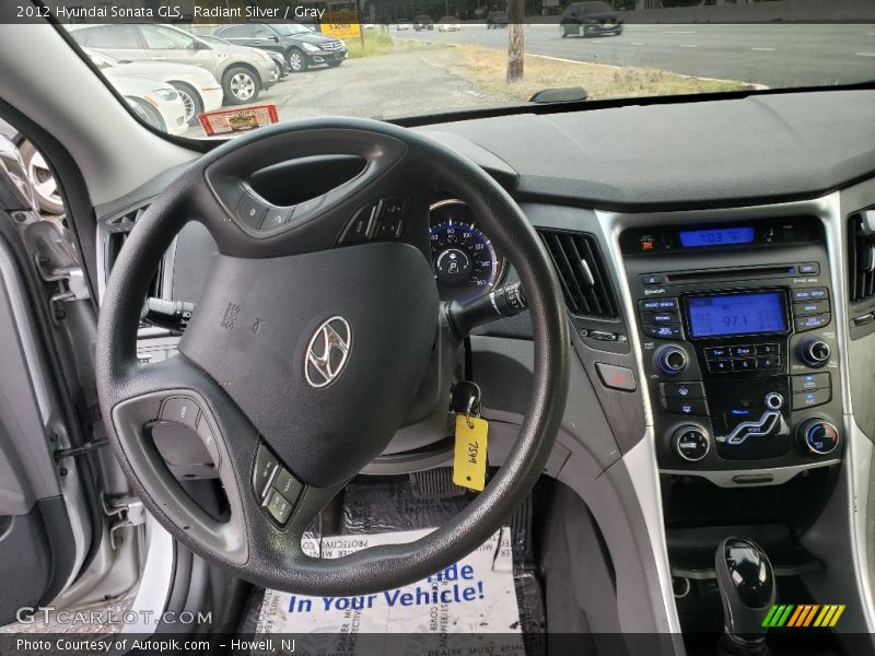Radiant Silver / Gray 2012 Hyundai Sonata GLS