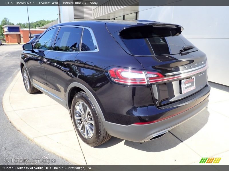 Infinite Black / Ebony 2019 Lincoln Nautilus Select AWD