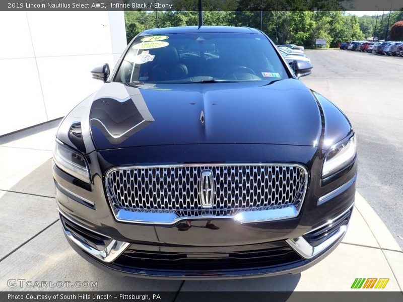 Infinite Black / Ebony 2019 Lincoln Nautilus Select AWD