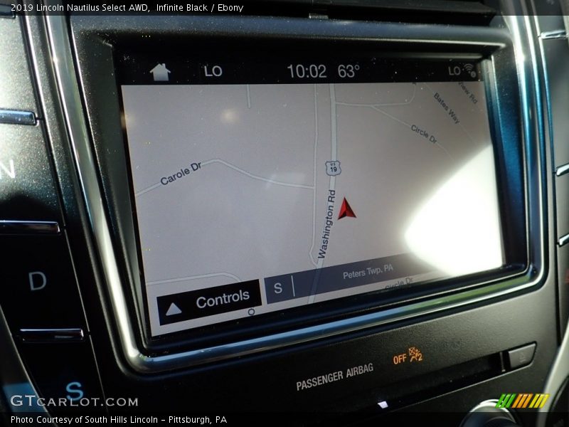 Navigation of 2019 Nautilus Select AWD