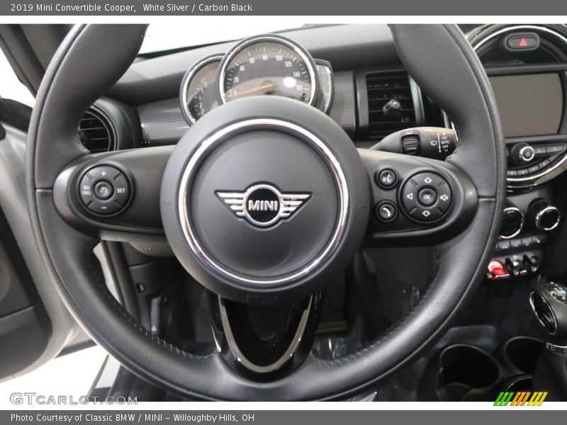 White Silver / Carbon Black 2019 Mini Convertible Cooper