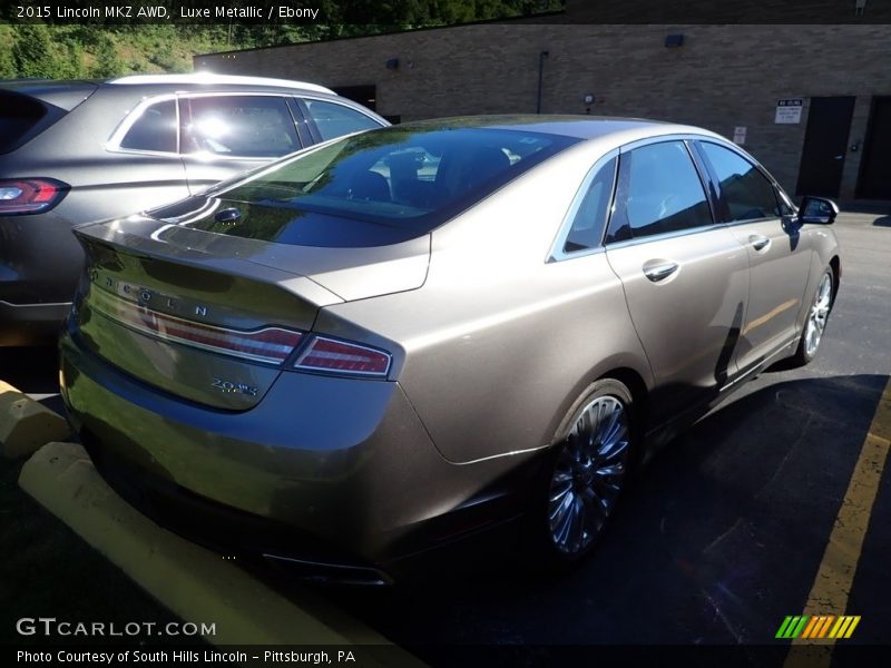 Luxe Metallic / Ebony 2015 Lincoln MKZ AWD