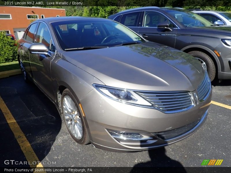 Front 3/4 View of 2015 MKZ AWD