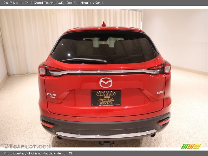 Soul Red Metallic / Sand 2017 Mazda CX-9 Grand Touring AWD