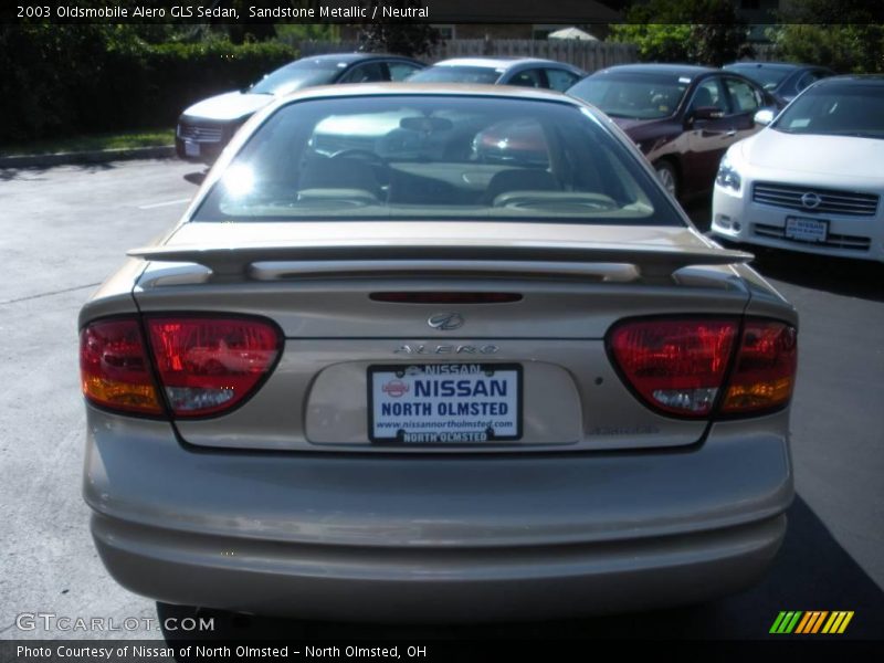 Sandstone Metallic / Neutral 2003 Oldsmobile Alero GLS Sedan