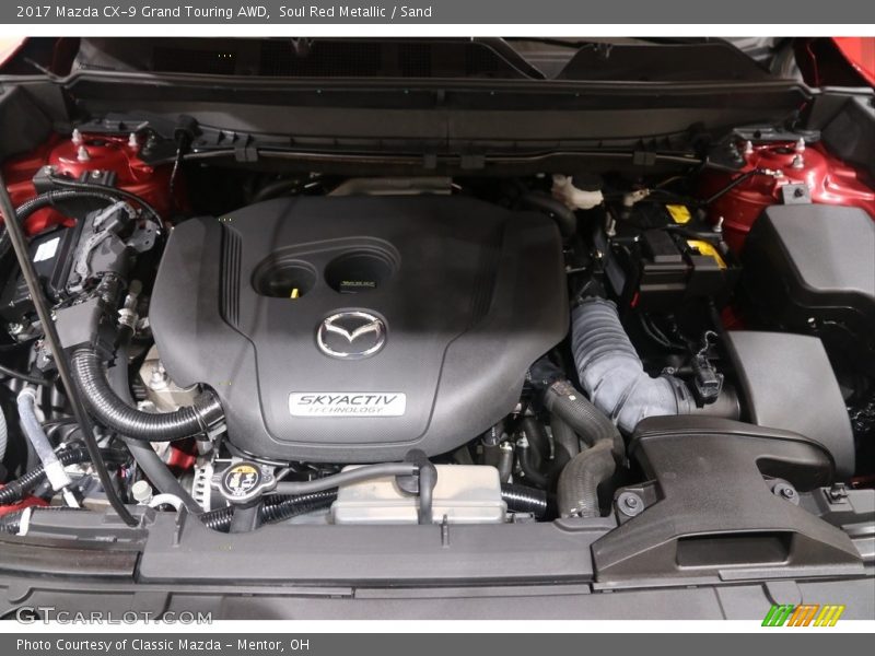 Soul Red Metallic / Sand 2017 Mazda CX-9 Grand Touring AWD