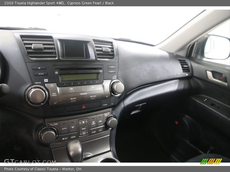 Cypress Green Pearl / Black 2009 Toyota Highlander Sport 4WD