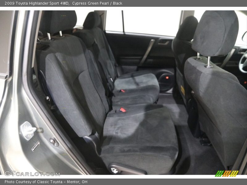 Cypress Green Pearl / Black 2009 Toyota Highlander Sport 4WD