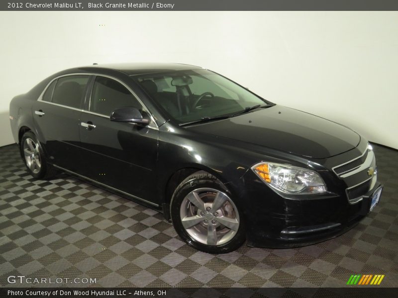 Black Granite Metallic / Ebony 2012 Chevrolet Malibu LT