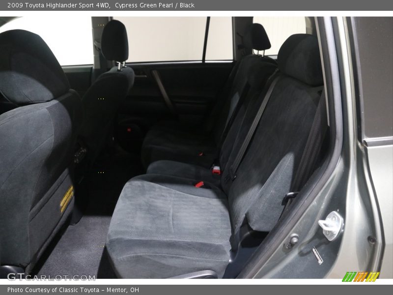 Cypress Green Pearl / Black 2009 Toyota Highlander Sport 4WD