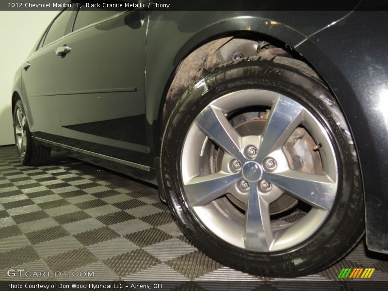 Black Granite Metallic / Ebony 2012 Chevrolet Malibu LT