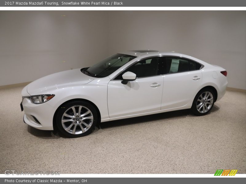 Snowflake White Pearl Mica / Black 2017 Mazda Mazda6 Touring