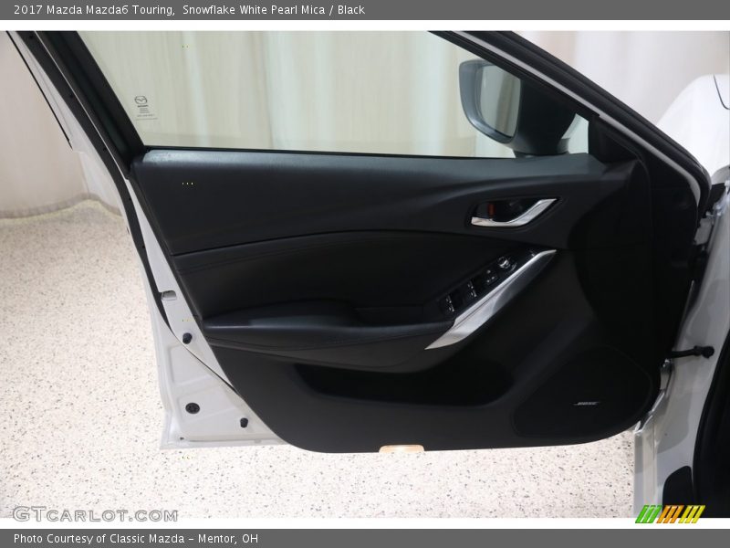 Snowflake White Pearl Mica / Black 2017 Mazda Mazda6 Touring