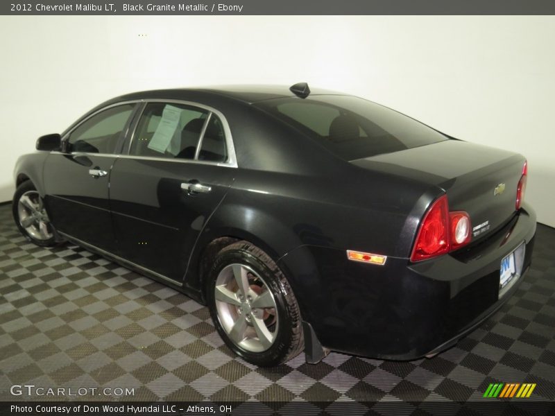 Black Granite Metallic / Ebony 2012 Chevrolet Malibu LT