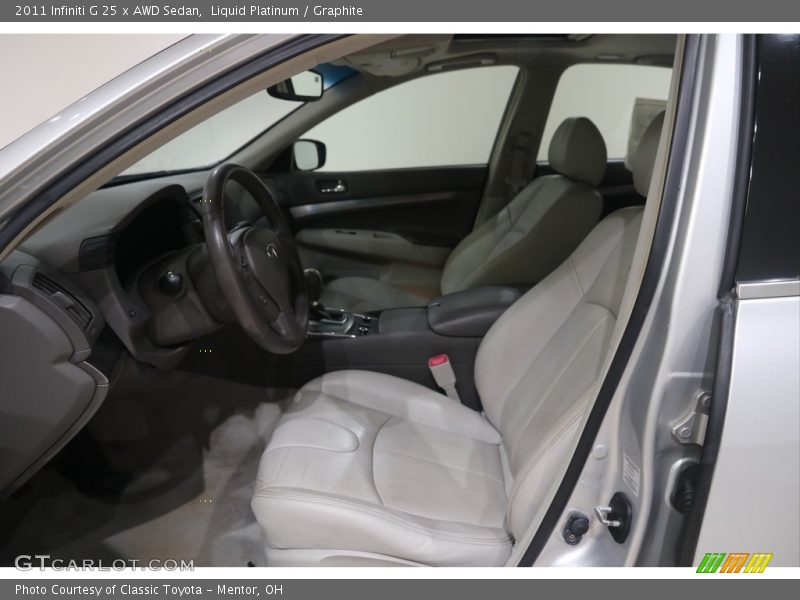 Liquid Platinum / Graphite 2011 Infiniti G 25 x AWD Sedan