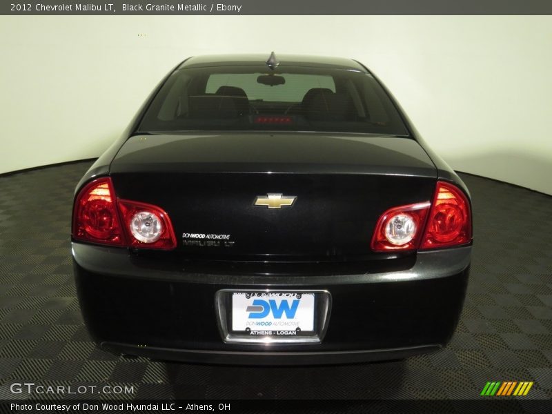 Black Granite Metallic / Ebony 2012 Chevrolet Malibu LT