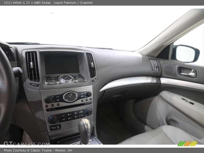 Liquid Platinum / Graphite 2011 Infiniti G 25 x AWD Sedan