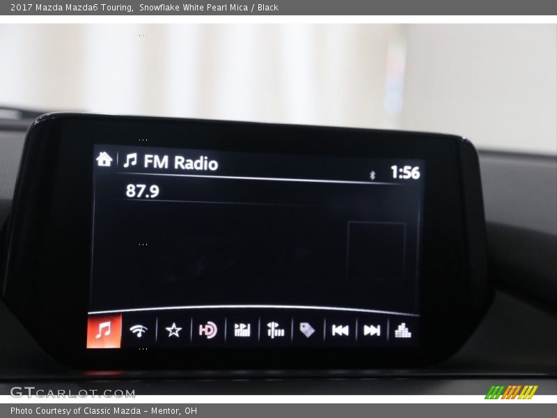 Snowflake White Pearl Mica / Black 2017 Mazda Mazda6 Touring