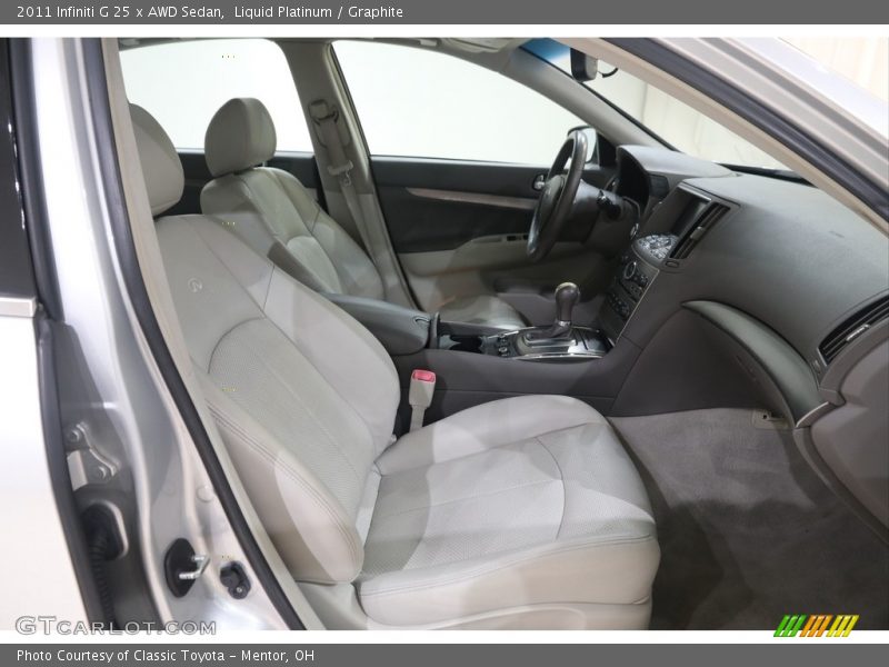 Liquid Platinum / Graphite 2011 Infiniti G 25 x AWD Sedan