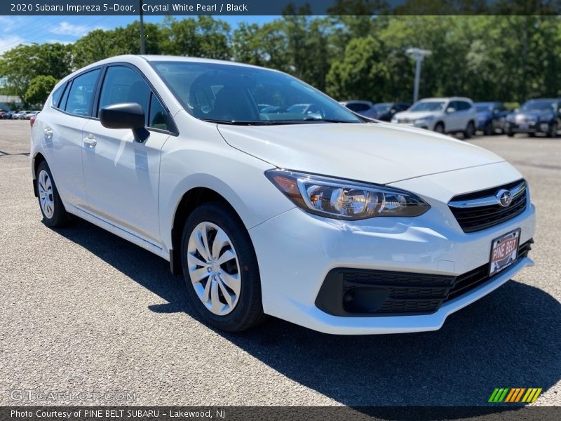 Crystal White Pearl / Black 2020 Subaru Impreza 5-Door