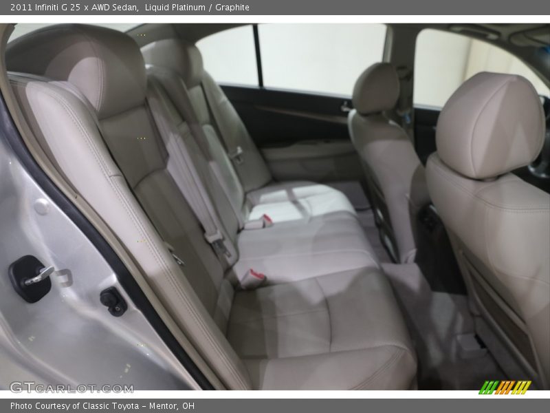 Liquid Platinum / Graphite 2011 Infiniti G 25 x AWD Sedan