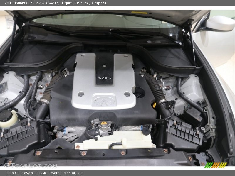 Liquid Platinum / Graphite 2011 Infiniti G 25 x AWD Sedan