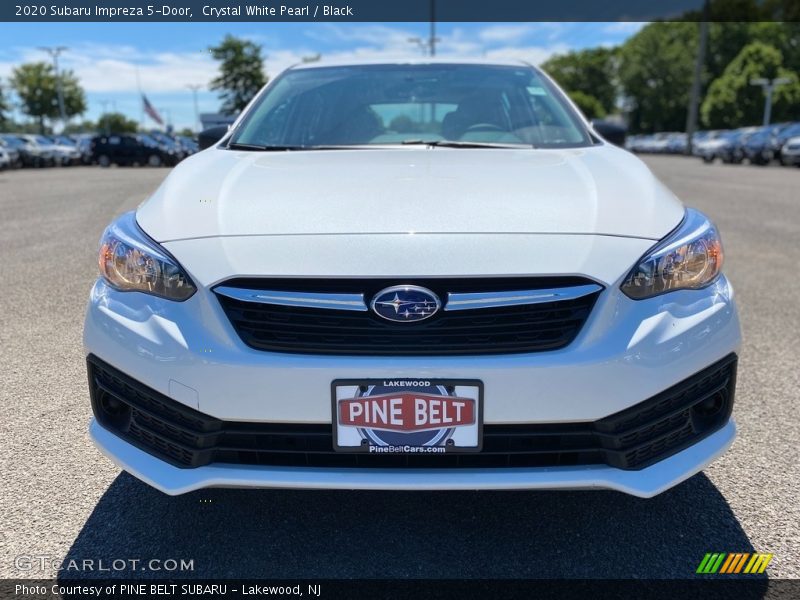 Crystal White Pearl / Black 2020 Subaru Impreza 5-Door