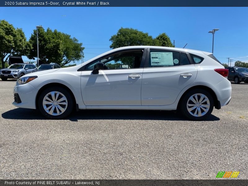 Crystal White Pearl / Black 2020 Subaru Impreza 5-Door