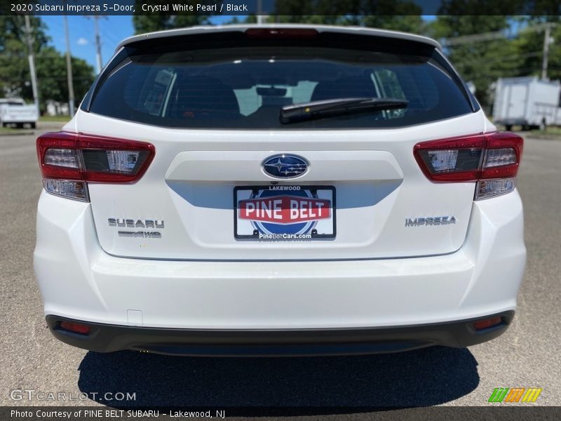 Crystal White Pearl / Black 2020 Subaru Impreza 5-Door