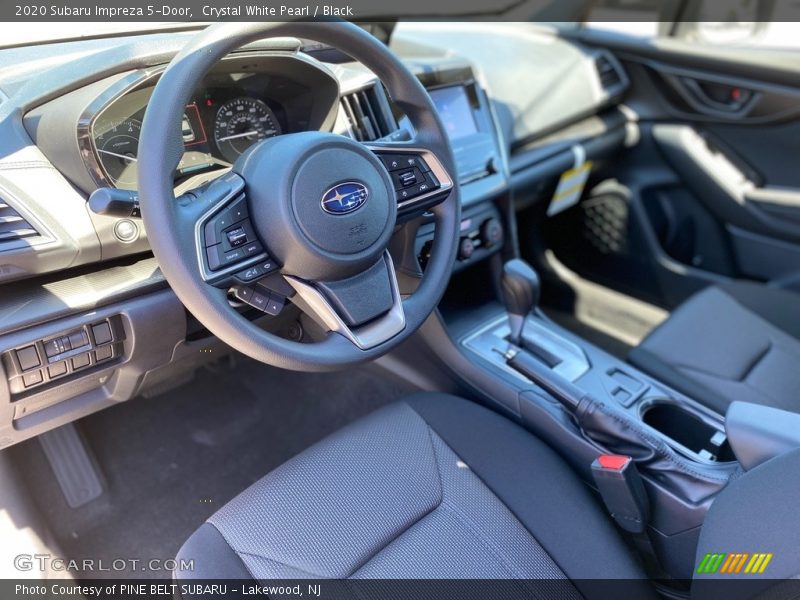 Crystal White Pearl / Black 2020 Subaru Impreza 5-Door