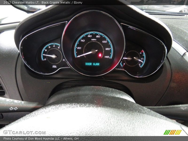 Black Granite Metallic / Ebony 2012 Chevrolet Malibu LT