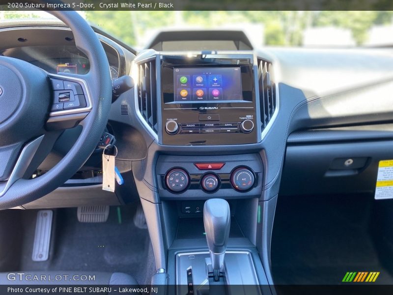 Crystal White Pearl / Black 2020 Subaru Impreza 5-Door