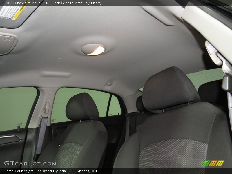 Black Granite Metallic / Ebony 2012 Chevrolet Malibu LT