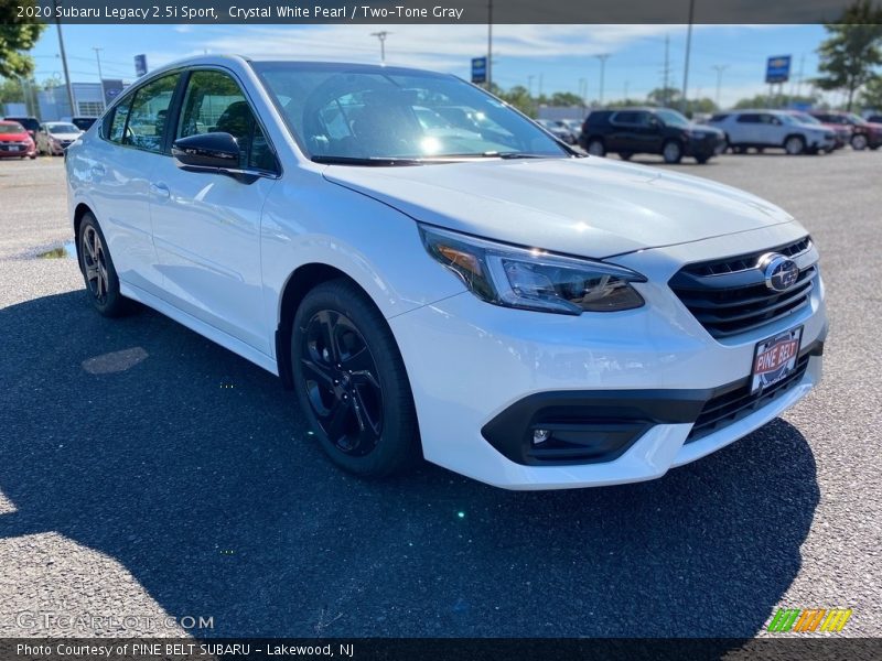 Crystal White Pearl / Two-Tone Gray 2020 Subaru Legacy 2.5i Sport