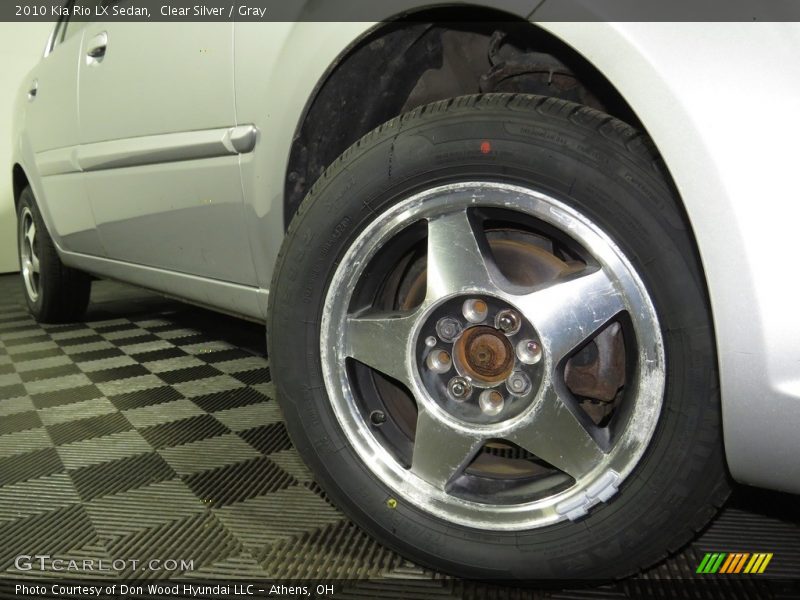 Clear Silver / Gray 2010 Kia Rio LX Sedan