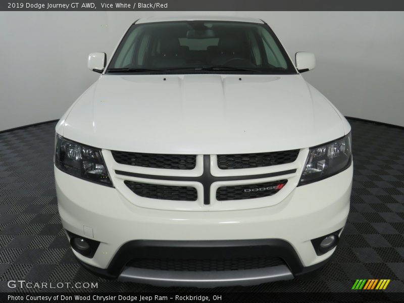 Vice White / Black/Red 2019 Dodge Journey GT AWD